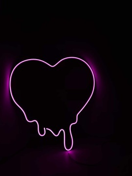 LED neon HEART - Украшение рекламной вывески Ledon