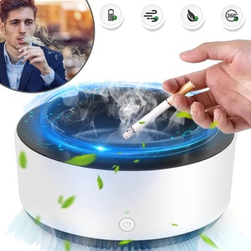 БЕЗДЫМНАЯ ПЕПЕЛЬНИЦА С ОЧИСТИТЕЛЕМ ВОЗДУХА ДЛЯ РАБОЧЕЙ ЗОНЫ АВТОМОБИЛЯ