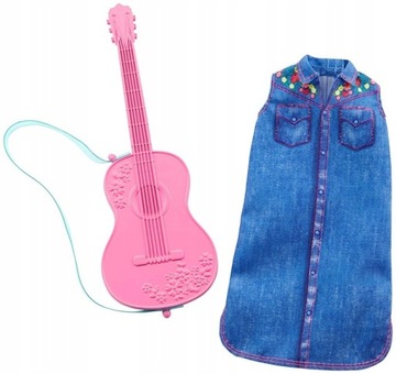 Ubranko dla Barbie Gitarzystka FND49 GHX39