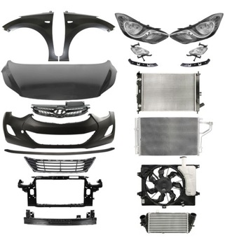 HYUNDAI ELANTRA 10-13 NÁRAZNÍK PAS KAPOTA BLATNÍK