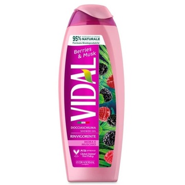 VIDAL żel pod prysznic 250ml BERRIES MUSK