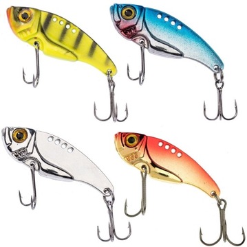 CYKADY NA OKONIA PSTRĄGA JAXON HR VIBRO 5 CM 4 SZT