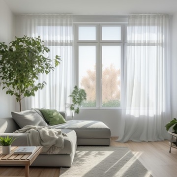 ГОТОВАЯ ШТОРА 400х220 ДЛЯ ГОСТИНОЙ ИЛИ СПАЛЬНИ НА БЕЛОЙ ШТОРНОЙ ЛЕНТЕ