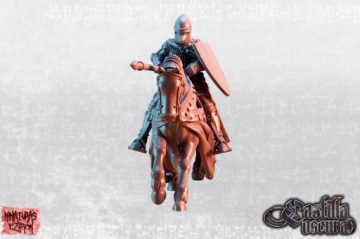 Полный доспех конного рыцаря - Мини-счет - 3D-печать