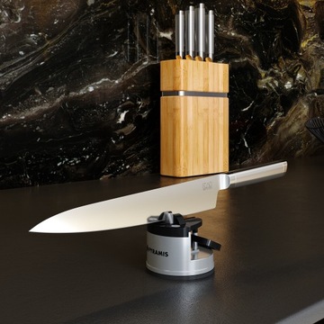 КУХОННАЯ ТОЧИЛКА НОЖЕЙ ПИРАМИДА НОЖНИЦЫ ИЗ КАРБИДА ВОЛЬФРАМА ПРИСОСКА