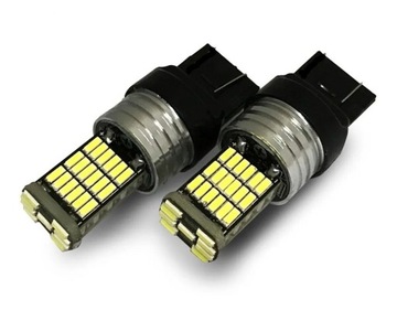 45 светодиодов SMD P27/7W T25 ЛАМПА, БЕЛАЯ