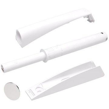 Odbojnik długi K-push Tech 37mm z magnesem, biały