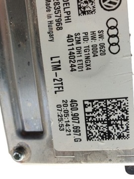MĚNIČ MODUL LED VW AUDI OE 4G0907697G