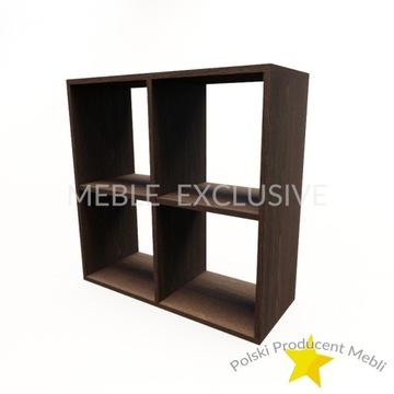 REGAŁ KOMOROWY SZAFKA WENGE PŁYTA 18 mm
