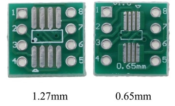 Przejściówka adapter SO8 SOIC8 MSOP8 (10 sztuk)