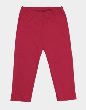 Legginsy getry leginsy 3/4 rybaczki 80 ciemny róż