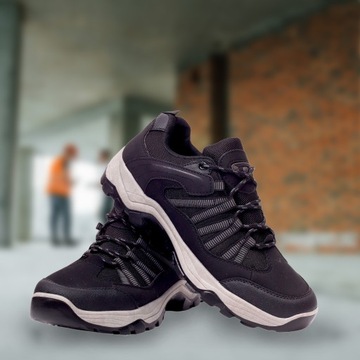 КРОССОВКИ МУЖСКИЕ ДЛЯ РАБОТЫ, ТРЕККИНГОВЫЕ ОБУВИ, ЧЕРНЫЕ ALLCROS