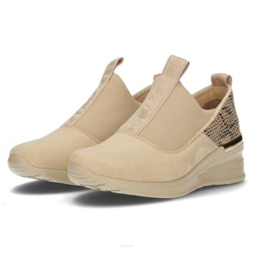 Beżowe sneakersy damskie FILIPPO DP1689/22 r38