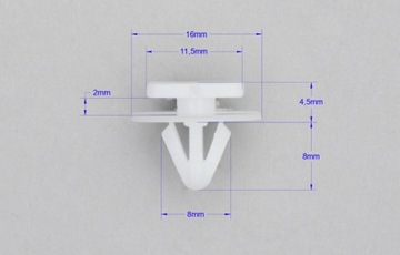 ЗАЖИМЫ, ШПИЛЬКИ, ШПИЛЬКИ, ПОЛОСКИ, КРЫШКА КОЛЕСНОЙ АРКИ ДЛЯ OPEL CORSA C COMBO C