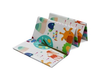 ОБУЧАЮЩИЙ КОВРИК-ПЕНА, СКЛАДНОЙ ДЛЯ ДЕТЕЙ, БОЛЬШОЙ 180x200, ДВУХСТОРОННИЙ, ТОЛСТЫЙ