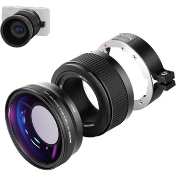 Neewer LS-18 18-20mm obiektyw rozszerzający 2w1 dla DSR SONY ZV1