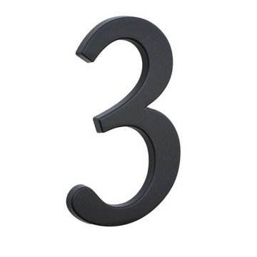 НОМЕР ДОМА, ЦИФРЫ ДЛЯ ДОМА, БУКВЫ графит 3