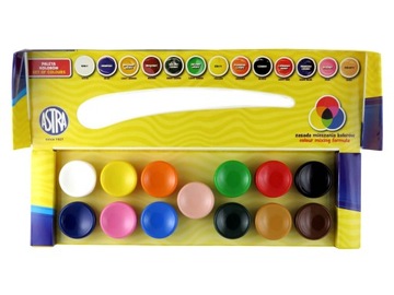 КРАСКИ ДЛЯ ПОСТЕРОВ ASTRA 13 ЦВЕТОВ x 20 мл