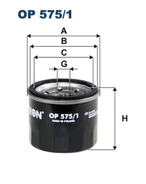FILTRON OP 575/1 FILTR OLEJE