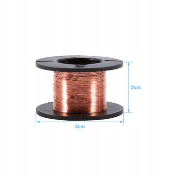 5 ЭМАЛИРОВАННЫХ МЕДНЫХ ОБМОТОЧНЫХ ПРОВОДОВ 0,1 ММ