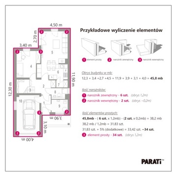 Прямая опалубка HYDRO XPS, фундаментная плита