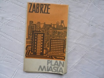 Zabrze plan miasta 1985r. wydanie IV