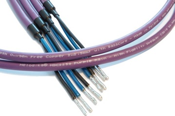 Melodika MDC2250 oprawa SREBREM! Kabel Głośnikowy