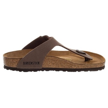 Buty Damskie Klapki Birkenstock Gizeh B-F Nubuk Brązowe