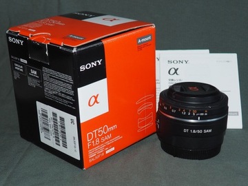 Obiektyw Sony DT f1.8/50mm SAM.