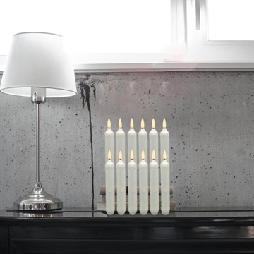 12 светодиодных свечей Романтические украшения Желтые