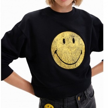 DESIGUAL bluza SMILEY L 40 SMILE 50lat