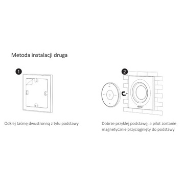 ПАНЕЛЬ MILIGHT ДИСТАНЦИОННАЯ CCT БЕЛАЯ K2 С МАГНИТОМ