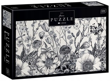 Puzzle 1000 el. Kwiaty Interdruk Flowers Układanka
