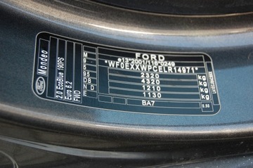 Ford Mondeo V Liftback Facelifting 2.0 EcoBlue 190KM 2020 Mondeo ST Lift 2.0TDCi Kamera El. Fot. i Klapa Bezwypadkowy Nowy Rozrząd, zdjęcie 13