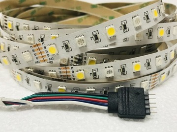 ZESTAW 11m Taśma LED RGB +neutralny zasilacz/pilot