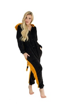 PIŻAMA DAMSKA MĘSKA ONESIE KOMBINEZON CZERWONA PANDA 168-175 [L]