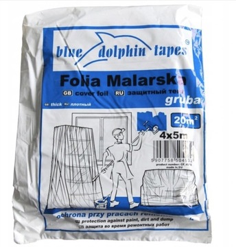 BLUE DOLPHIN FOLIA MALARSKA GRUBA 4MX5M
