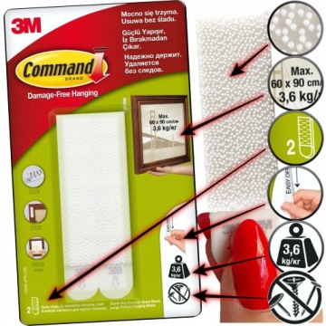 БОЛЬШАЯ ЗАЛИПКА COMMAND ДЛЯ РАМОК 4 ШТ. 3,6 КГ 17206