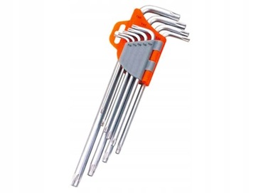ZESTAW IMBUSY IMBUS GWIAZDKOWE KLUCZ TORX 9 SZT