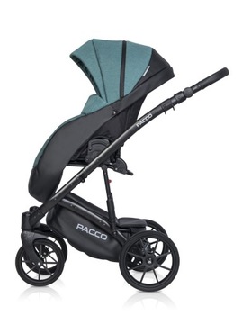 Коляска 2в1 PACCO Riko Basic, СИДЕНИЕ-КАБРИОЛЕТ 22кг + СУМКА + МОСКИТНАЯ СЕТКА