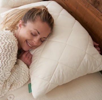 ПОДУШКА МЯГКАЯ БЕЛАЯ 40х40, АНТИАЛЛЕРГИЧНАЯ, СТЕГАНАЯ, ТОЛСТАЯ, НА МОЛНИИ, ПРОИЗВОДИТЕЛЬ