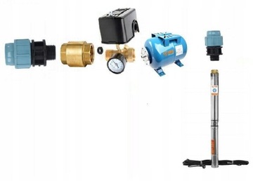 ПОГРУЖНОЙ НАСОСНЫЙ КОМПЛЕКТ 3,5 SDM 3/15 HYDROFOR 100L