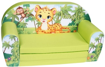 DELSIT rozkładana sofa z pianki dla dziecka