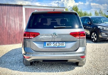 Volkswagen Touran III 2.0 TDI 150KM 2016 Volkswagen Touran 2.0 TDI CR TOP LED DSG Nvi kamera PDC Highline Panorama, zdjęcie 4