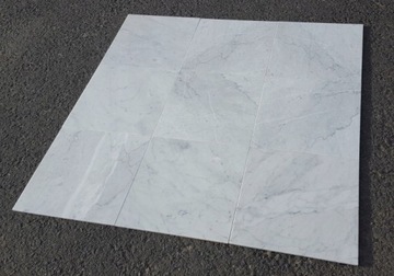 PŁYTKI MARMUROWE KAMIENNE BIANCO CARRARA MATOWE