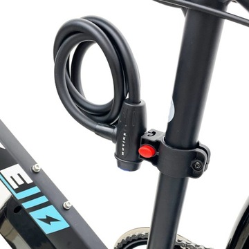 ТРОС ВЕЛОСИПЕДНОГО ЗАМКА ВЕЛОСИПЕДНЫЙ ЗАМОК MUVIKE FLEX 1200/12K КЛЮЧ