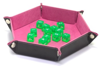 НАБОР ИЗ 2 КУБИКОВ D6 ДЛЯ РПГ РАДИОАКТИВНЫХ КУБИКОВ 1,6 СМ