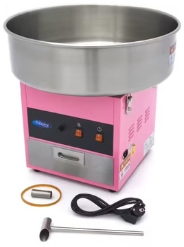 Машина для производства сладкой ваты - Ø 52 см - Розовый MAXIMA 09506000