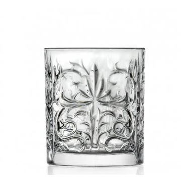 RCR TATTOO WŁOSKIE SZKLANKI DO WHISKY 340ML KPL 6 SZT SZKŁO KRYSZTAŁOWE