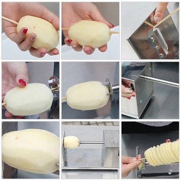 СТАЛЬНАЯ МАШИНА ДЛЯ КАРТОФЕЛЬНЫХ ЧИПСОВ В КРЫШКЕ